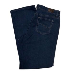 Dark Blue Women's Straight Leg Jeans